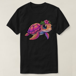 Camiseta Escura de Tartaruga Marinha