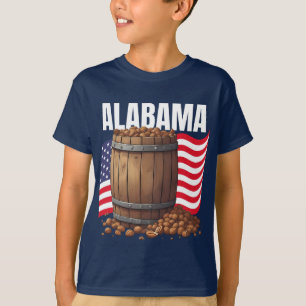 Camiseta Escura do Menino do Alabama