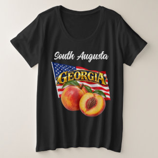 Camiseta Escura Feminina Plus Size da Geórgia