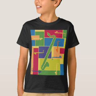 Camiseta Escura Infantil Colorblocks
