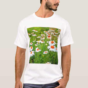Camiseta Escuridão Artística e Secas Coloridas do Jardim Br