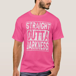 Camiseta Escuridão do hetero para qualquer pessoa sem escur