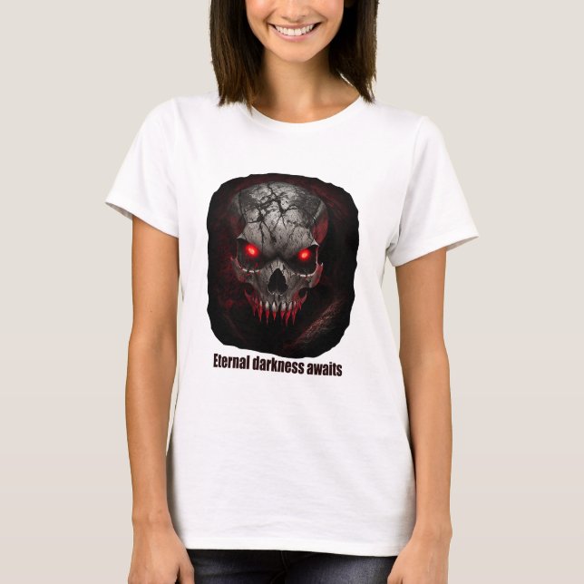 Camiseta Escuridão Eterna Aguarda (Frente)