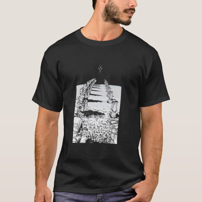 Camiseta ESCURIDÃO Terror Gótico (Frente)