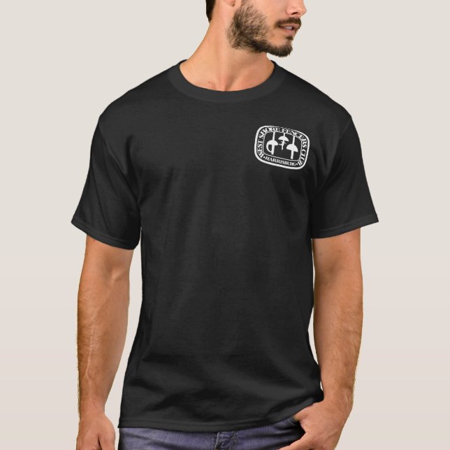 Camiseta Escuro adulto "facada t-shirt de WSFC dos seus (Frente)