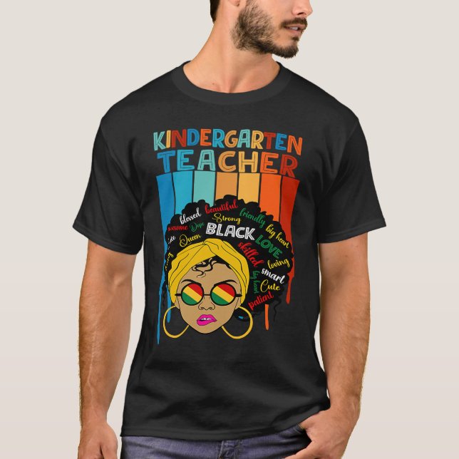 Camiseta Escuro Afro Inteligente, Mês De História Para O Ja (Frente)