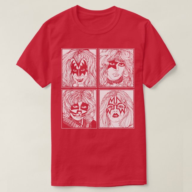 Camiseta Escuro de Platina Dupla (Frente do Design)