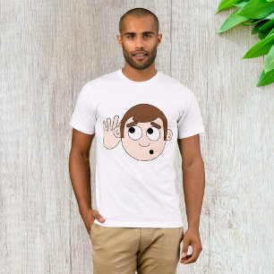 Camiseta Escutando mens T-Shirt