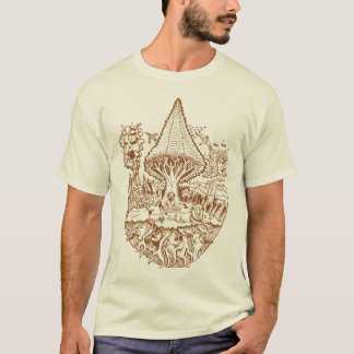 Camiseta Escute a tinta de Brown das raizes