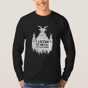 Camiseta Escuto Música Para Acalmar Música Pesada
