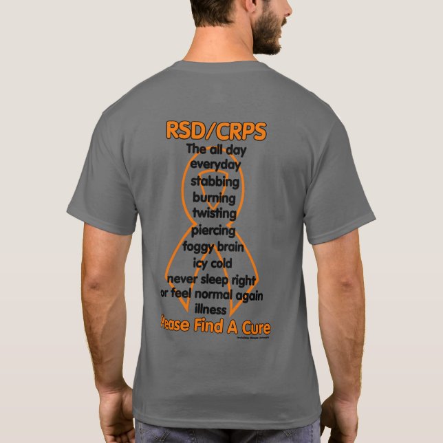 Camiseta Esfaqueando queimando Twisting...RSD/CRPS (Verso)