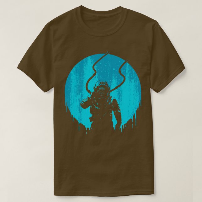 Camiseta Esfera do Mar Profundo (Frente do Design)