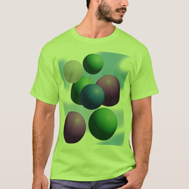 Camiseta Esferas de Joy Green (Frente)