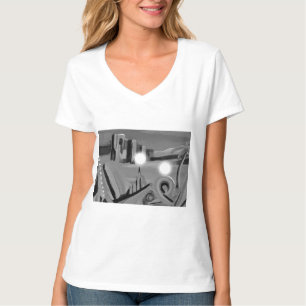 Camiseta Esferas espirituais da paz mundial estilosas e mod