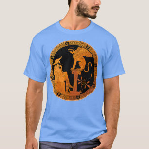 Camiseta Esfinge da Grécia Antiga de Tebas