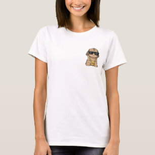 Camiseta Esfinge Legal com Brilho e Óculos de Sol