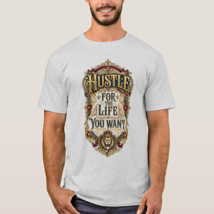 Camiseta Esforce-se Pela Vida Que Você Quer - Coroa de Leão
