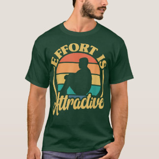 Camiseta Esforço De Positividade É Esportes De Motivação At