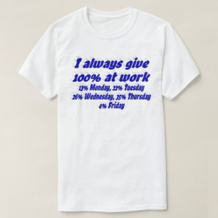Camiseta Esforço de Trabalho Citação Engraçada azul Tipogra