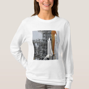 Camiseta Esforço do vaivém espacial na plataforma de
