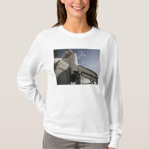 Camiseta Esforço do vaivém espacial na plataforma de