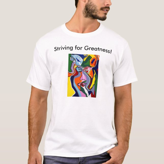 Camiseta Esforço para o t-shirt da grandeza (Frente)