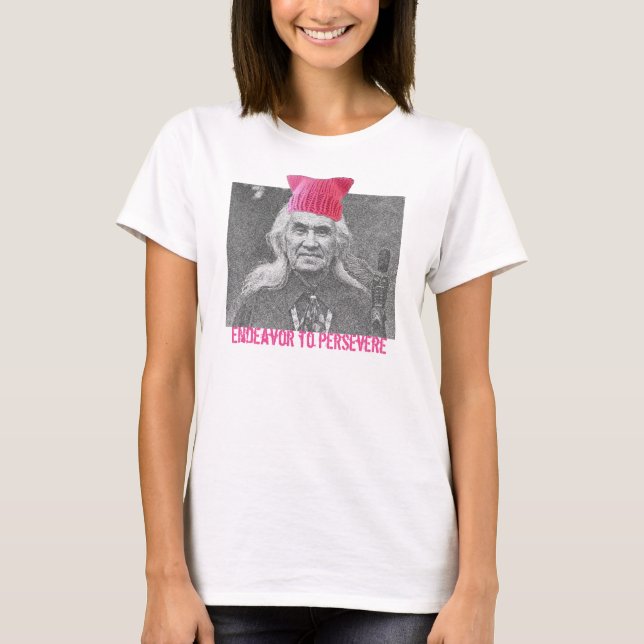 Camiseta Esforço perseverar t-shirt (Frente)