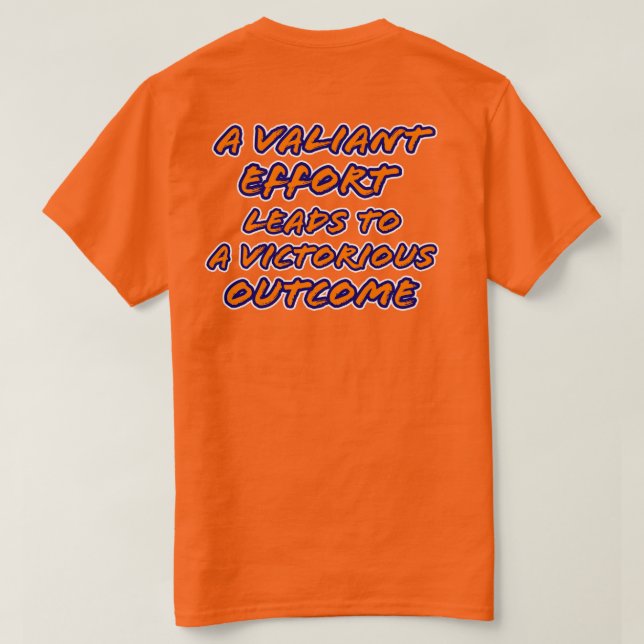 Camiseta Esforço Valente da Máfia Mineola (Verso do Design)