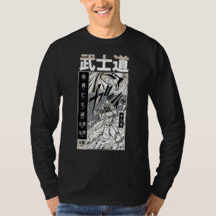 Camiseta Esforços Japoneses Samurai Bushido Code Warrior