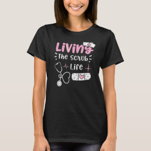 Camiseta Esfrega Vivendo A Enfermeira Escrupulosa Ditos
