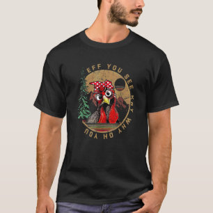 Camiseta Esfrega Você Vê Kay Por Que Oh Y O U Frango Retro 