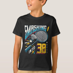 Camiseta Esfregando Em 30 Anos Badminton Lover 30 Birthd