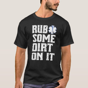Camiseta Esfregar Alguma Sujeira No Paramedico Emt Ems