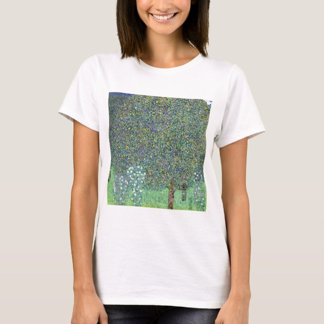 Camiseta Esfregões Sob As Árvores, Gustav Klimt (Frente)