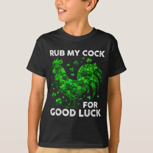 Camiseta Esfregue Meu Para Boa Sorte Dia de São Patrício En