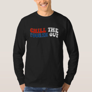 Camiseta esfrie o quarto fora 4 de julho dia da independênc