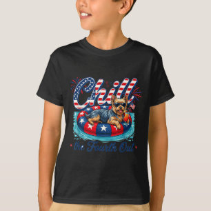 Camiseta Esfrie O Quarto Fora Engraçado Amante De Cachorro