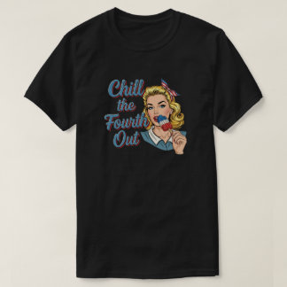 Camiseta Esfrie o Quatro de Julho | Retro Pop Art T