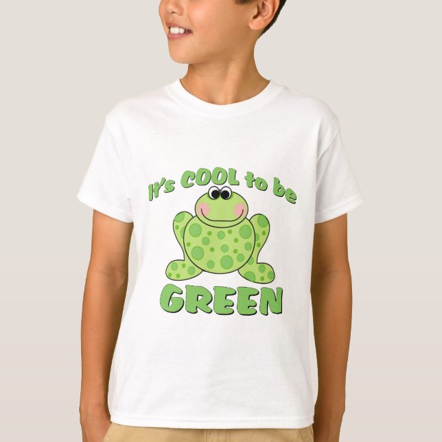Camiseta Esfrie para ser SAPO verde (Frente)