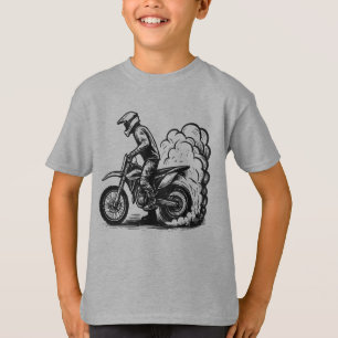 Camiseta Esgotamento de Bicicleta de Terra