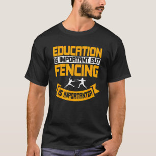 Camiseta Esgrima de combate ao esporte Foil Epee Saber Fenc