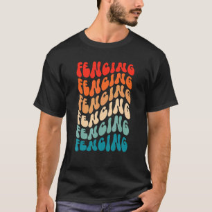 Camiseta Esgrima De Groovy Para Raparigas Retro 70 Hippie B