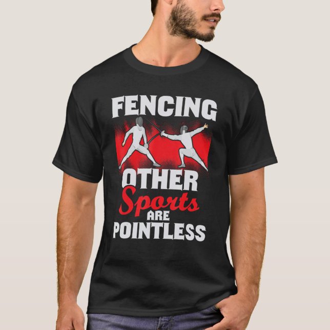 Camiseta Esgrima De Outros Esportes É Espada De Enfermeiro  (Frente)