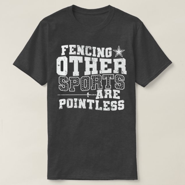 Camiseta Esgrima de outros esportes é sem sentido (Frente do Design)