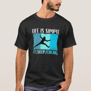 Camiseta Esgrima de vedação de artes marciais espada comb