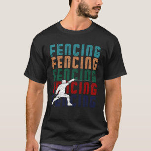 Camiseta Esgrima Design Retrô Vintage Esgrimista
