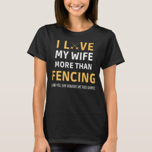 Camiseta Esgrima do Marido Esportes Esportivo Esportes Espo