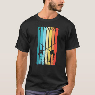 Camiseta Esgrima Espadas Retro Sabres Esgrimista