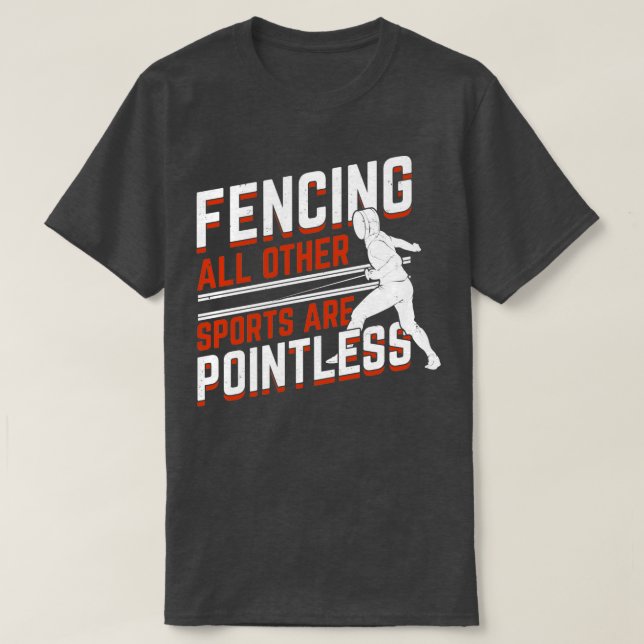 Camiseta Esgrima Esportiva Fencer Gift (Frente do Design)