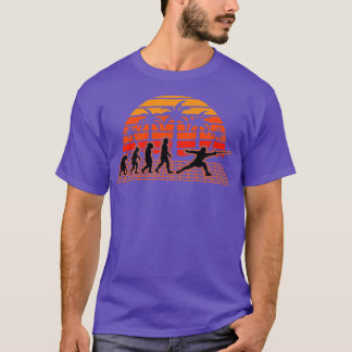 Camiseta Esgrima Evolution Sunset Fencer Fechtsport Epee